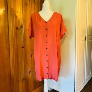 Madewell Button-Front Dress